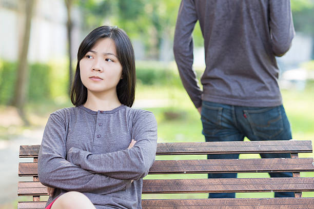 istock Couple in Quarrel at Park 506761996