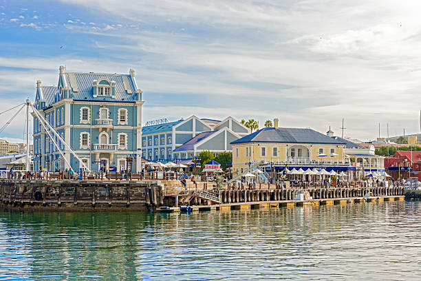 victoria e alfred waterfront na cidade do cabo áfrica do sul - victoria and alfred imagens e fotografias de stock