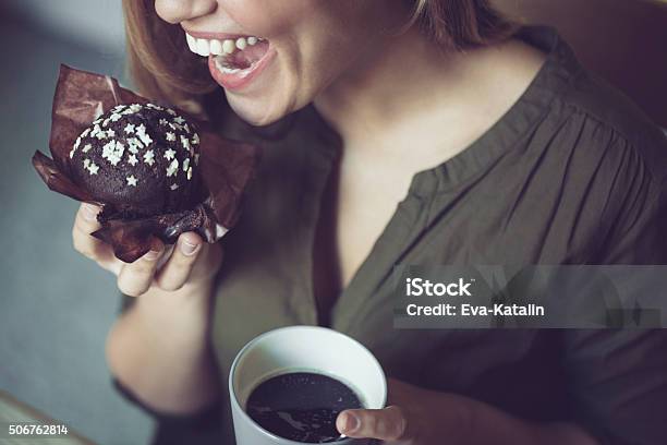 Having Breakfast Stock Photo - Download Image Now - Eating, Latin American and Hispanic Ethnicity, Muffin