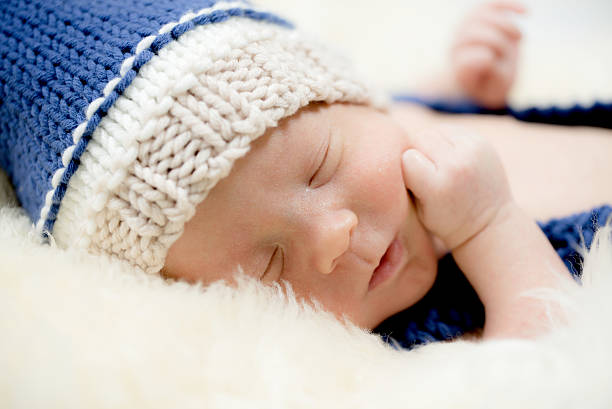 istock Newborn Baby with sweet hat 506767042