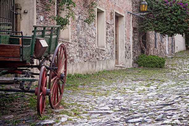 istock Colonial style street in Uruguay 506785534