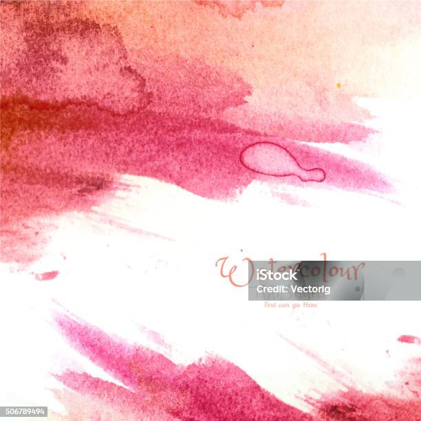 Watercolor Background Stock Illustration - Download Image Now - Purple, Watercolor Painting, Watercolor Paints