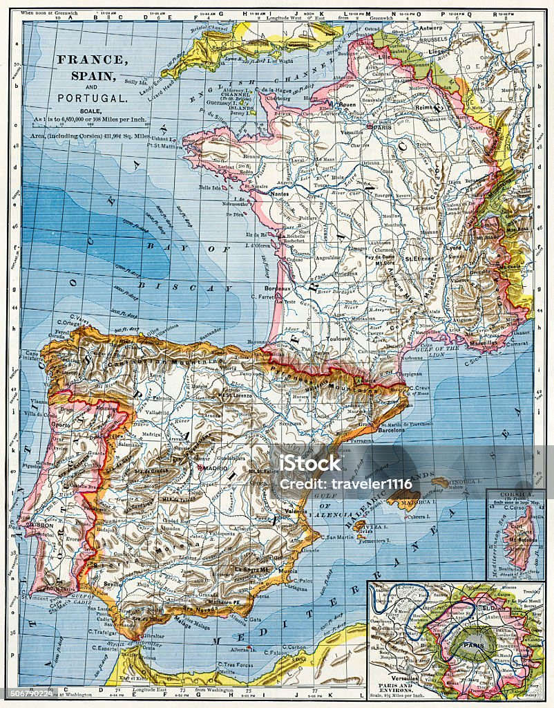 A França A Espanha E Portugal Mapa 1883 - Fotografias de stock e mais  imagens de Antigo - Antigo, Antiguidade, Espanha - iStock
