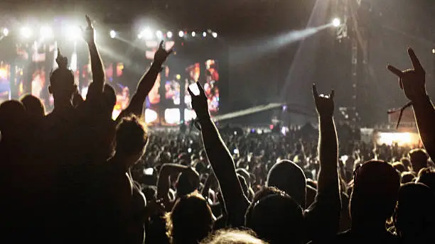 Photo of Crowd at a music concert