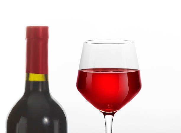 istock Red Wine bottle and glass 506794143