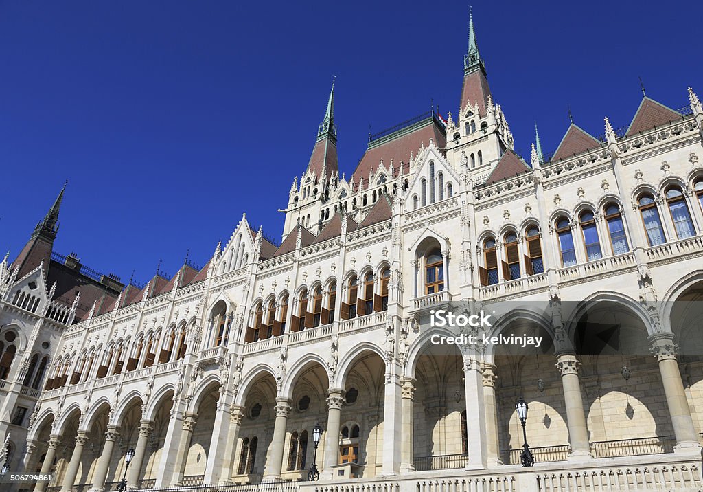 Parlamento húngaro en Budapest - Foto de stock de Arquitectura libre de derechos