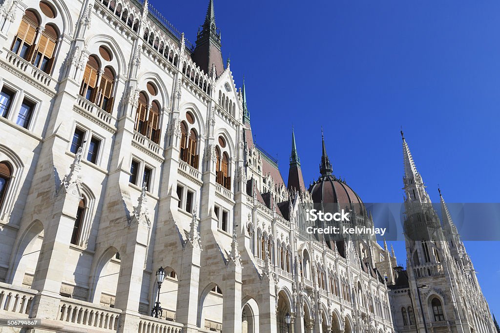 Węgierski Parlament w Budapeszcie - Zbiór zdjęć royalty-free (Architektura)