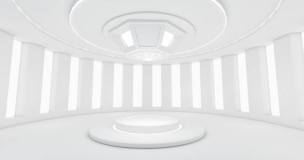 istock Scifi  interior and Futuristic interior 506795878
