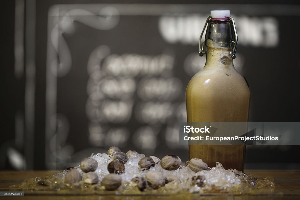 Brandy Alexander Brandy Alexander in a Bottle Alcohol - Drink Stock Photo