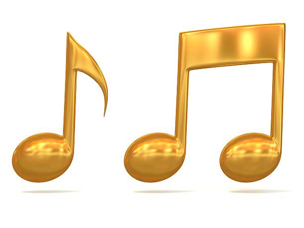 istock golden music notes 3d icons 506797867