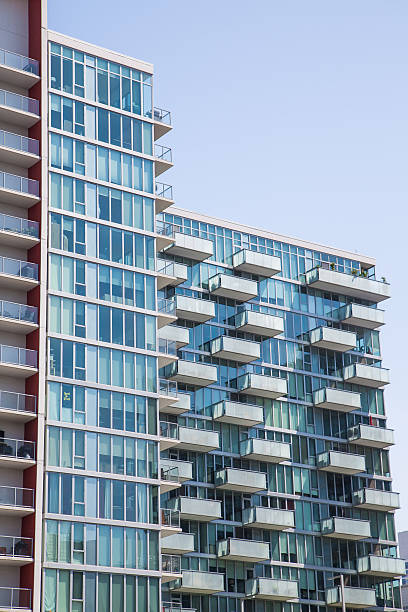 istock Balconies on Condos by Office Tower 506798535