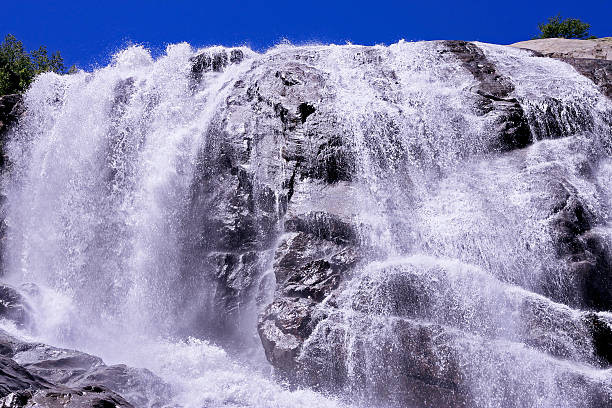 Alibek Waterfall. Dombay Mountains. The Northern Caucas