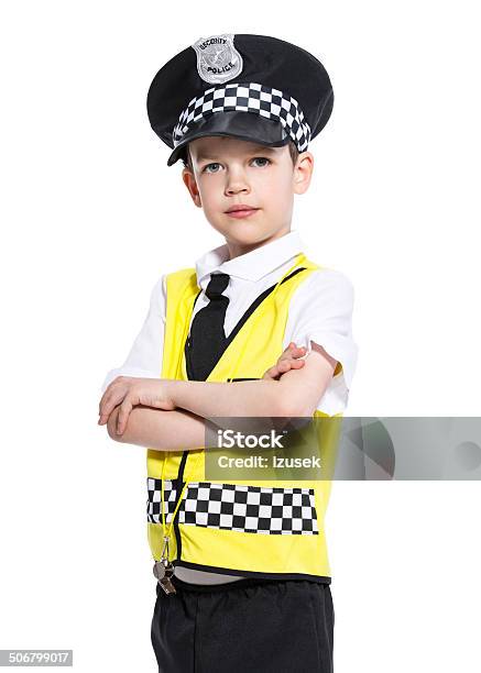 Junior Policeman Stock Photo - Download Image Now - Child, Police Force, Dressing Up