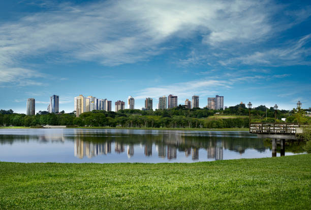 Barigui Park - Curitiba Barigui Park - Curitiba reflection lake stock pictures, royalty-free photos & images