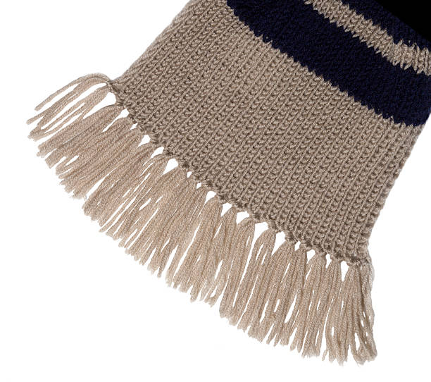 istock Winter woolen knitted scarf. 506815754