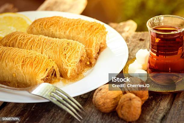 Traditional Oriental Dessert Stock Photo - Download Image Now - Baked Pastry Item, Bakery, Baklava