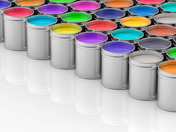 istock 3D Pots of Paint of Paint 506817810