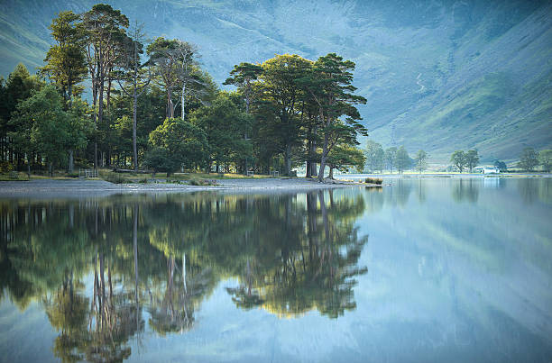 istock Buttermere reflection, in the English Lake District 506818150
