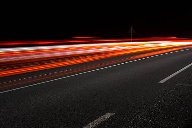 istock Abstract image of night traffic 506818472