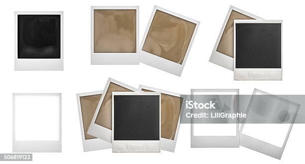 Photo Frames Polaroid Isolated Photo Objects Scrapbook Stock Photo -  Download Image Now - iStock