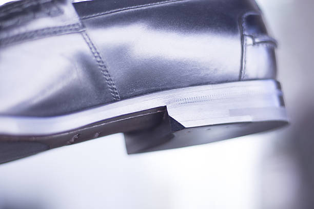 istock Men's black leather formal shoes 506819768