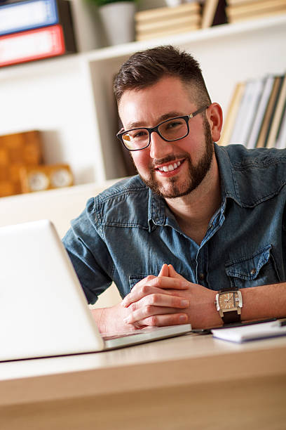 istock Young businessman in his office 506820278