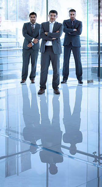 istock Three arab business men meeting, posing 506820886