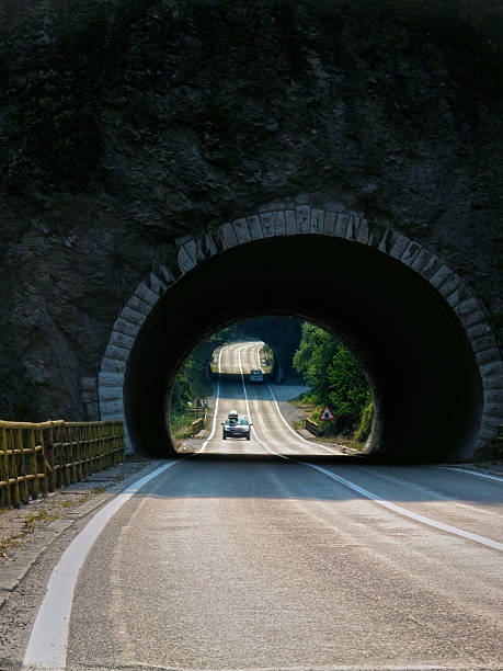 istock Duble tunnel on the road 506825474