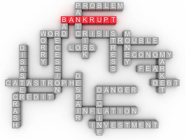 istock 3d Bankruptcy concept in word tag cloud on white background 506839203