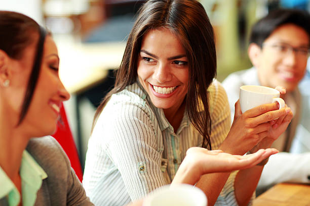 istock businesswomen having coffee break 506839251