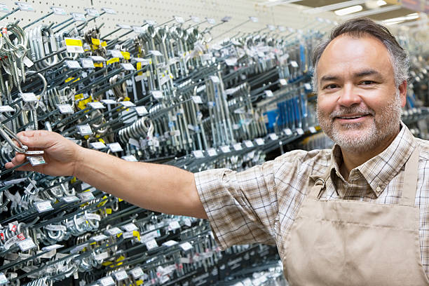 istock Happy Hardware Store Salesperson 506840107