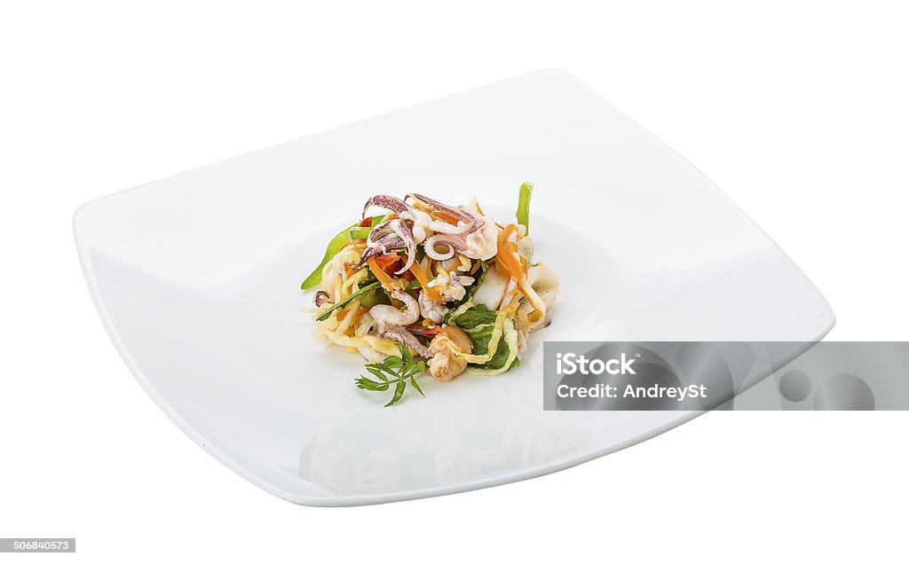 Asiático Salada de Frutos do Mar - Royalty-free Alface Foto de stock