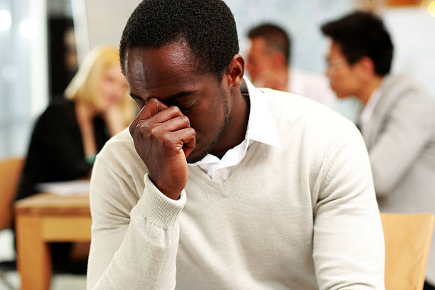istock African American businessman tired 506840733
