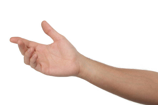 istock Male open hand isolated on white background 506840805