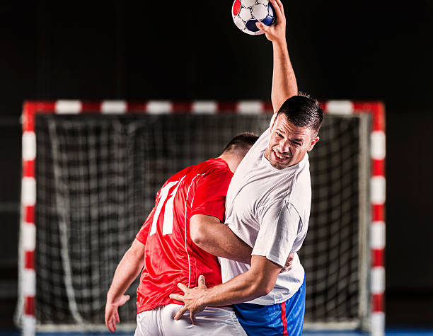 istock Handball players in action. 506840991