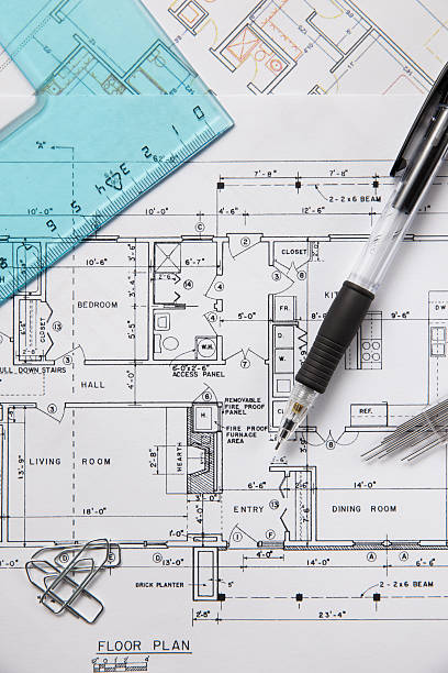 House Plan stock photo