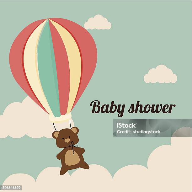 Baby Shower Design Stock Illustration - Download Image Now - Announcement Message, Baby Shower, Celebration