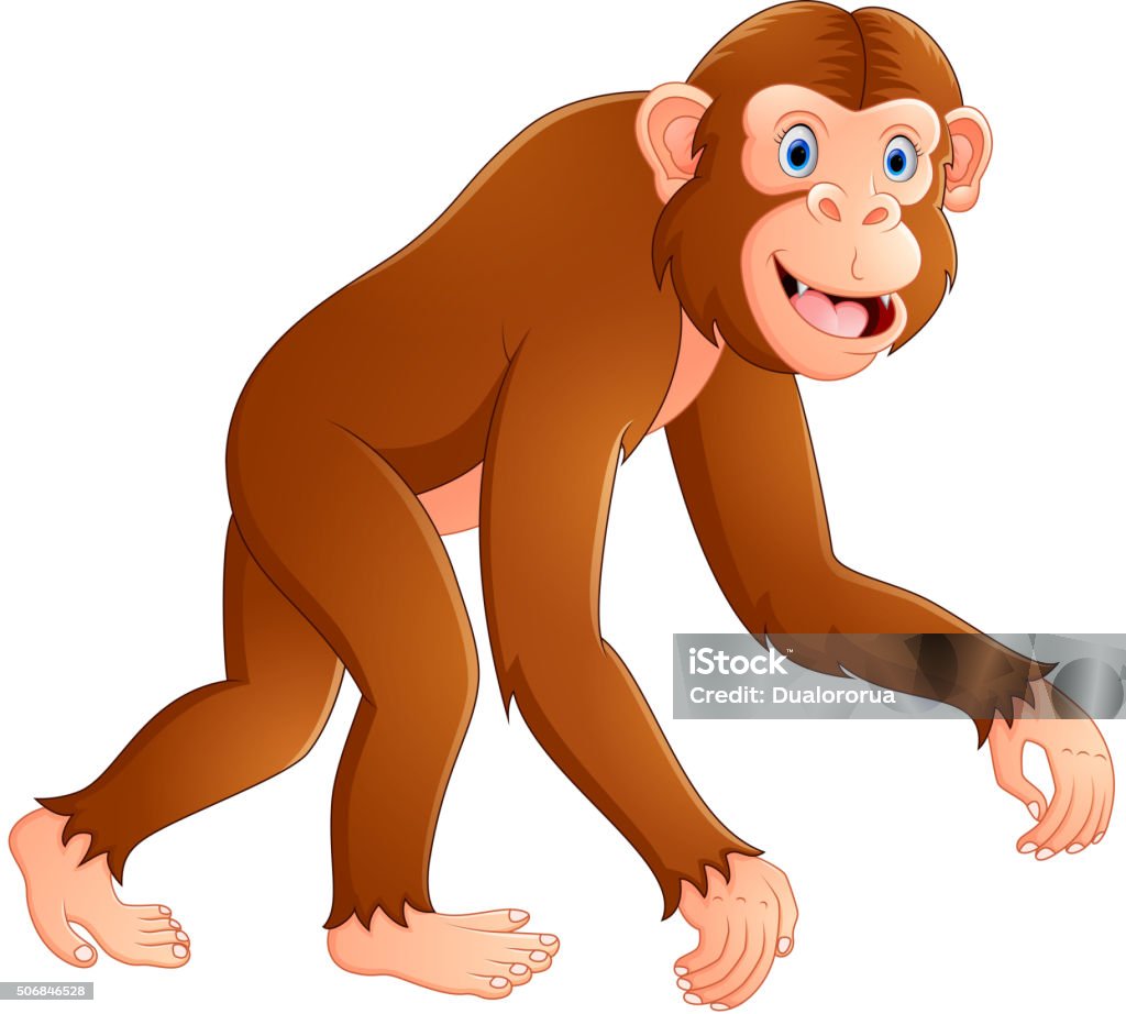Cartoon Funny Monkey Stock Illustration - Download Image Now ...