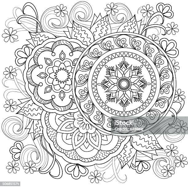 Ilustración de Flores Mandalasb10 y más Vectores Libres de Derechos de  Página de libro para colorear - Técnica de ilustración - Página de libro  para colorear - Técnica de ilustración, Mandala, Adulto - iStock