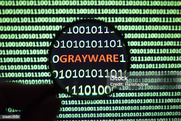 Grey Area Software Stock Photo - Download Image Now - Alertness, Binary Code, Coding