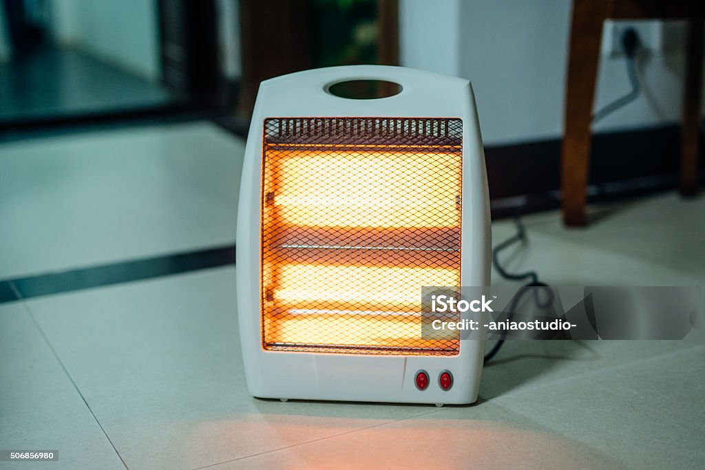 Electric heater Electric heater， used at home. Electric Heater Stock Photo