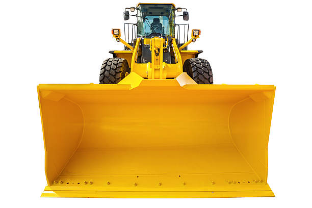 istock Loader excavator construction machinery equipment isolated with 506857068