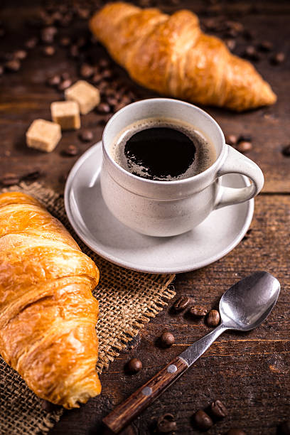 istock Croissant and coffee 506858900