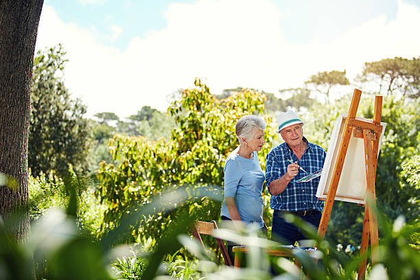 istock He's got a passion for painting 506860128