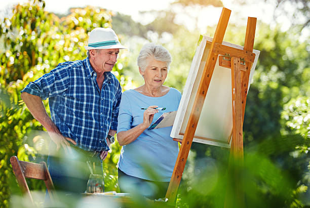 istock Her painting will be perfect 506860344