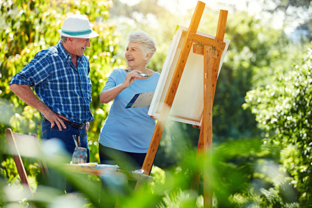 istock Painting in a picturesque setting 506860354