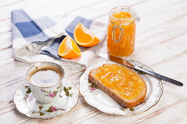 istock Slices of bread with jam 506860642