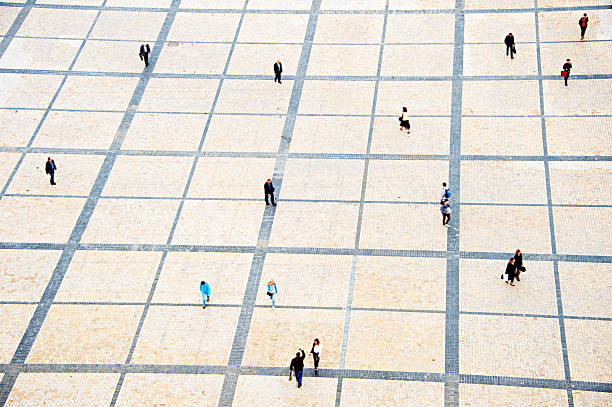 istock City square, aerial view 506867102