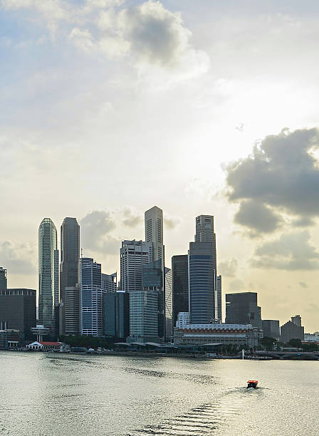 istock Singapore with beautiful sky 506867206