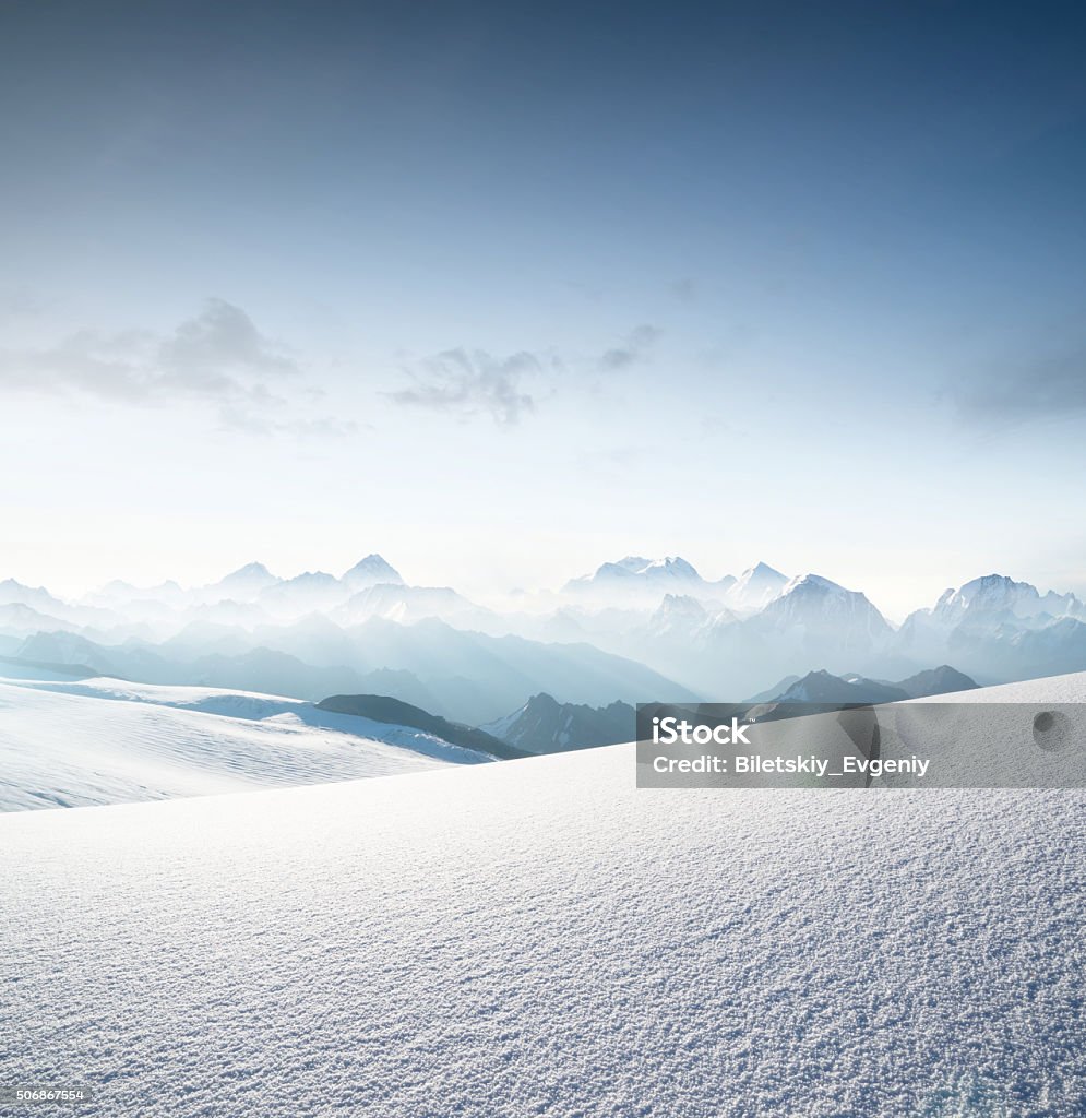 Paysage de montagne - Photo de Neige libre de droits